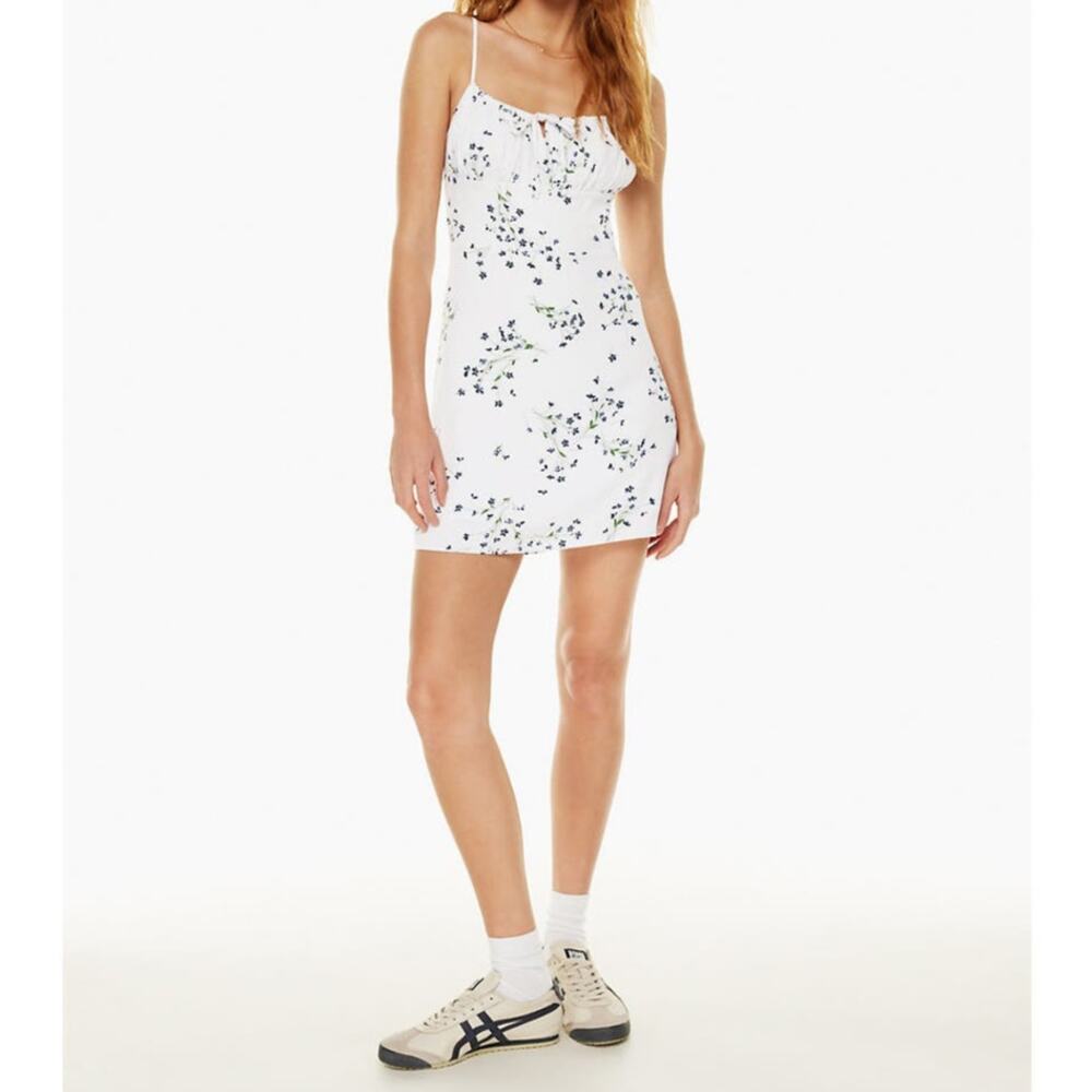 Aritzia Sunday Best Delilah Dress White Amethyst Lilac - Picture 10 of 10